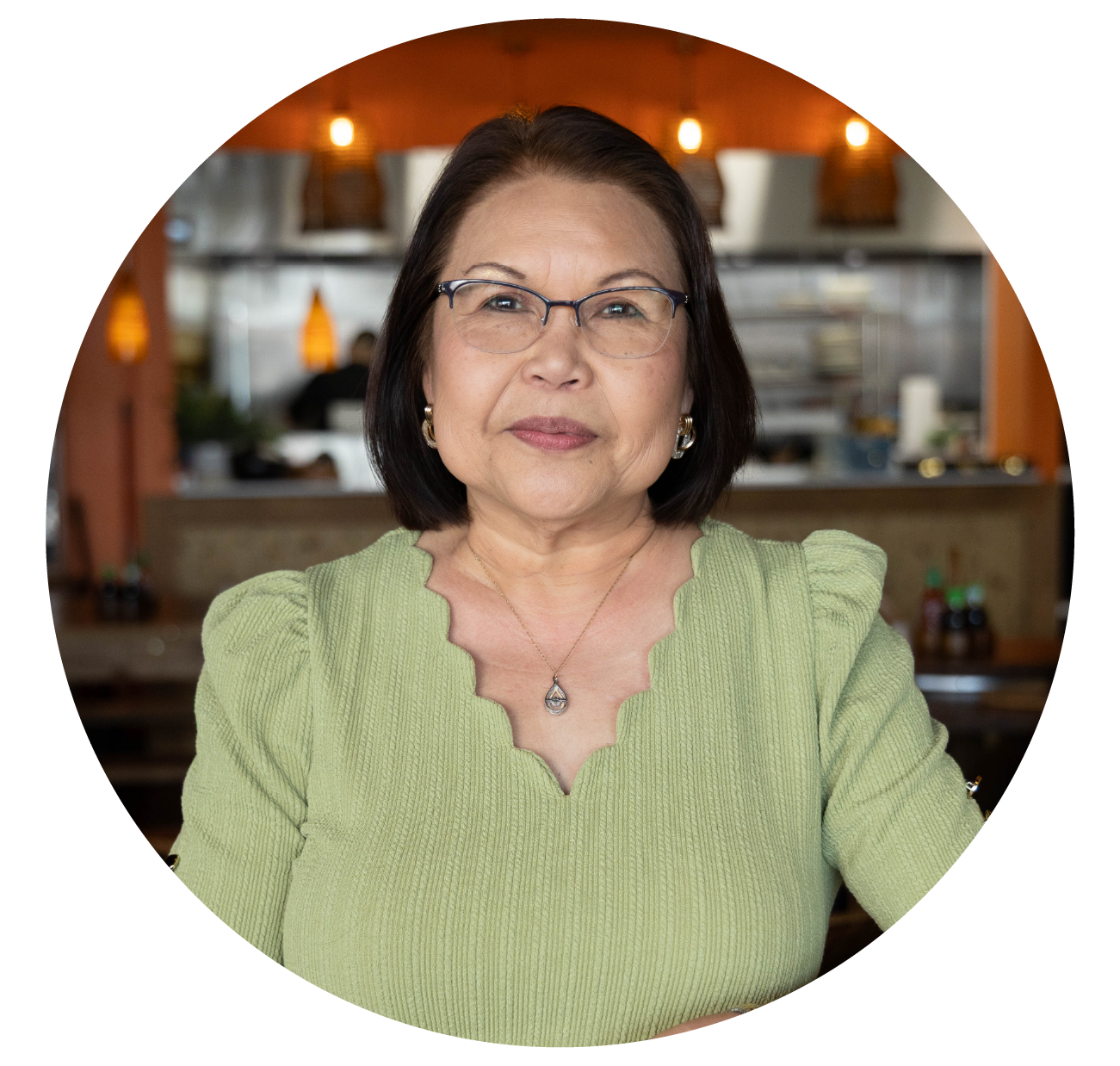 Tess Martfeld, General Manager of Lasang Pinoy, a filipino restaurant and karaoke bar located in Downtown Rogers, AR